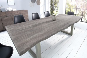 MASA DINING DIN LEMN MASIV 240CM MAMMUT 37242 DESIGN VINTAGE/INDUSTRIAL