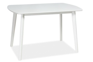 MASA DINING DIN LEMN + MDF LUTON ALB STIL SCANDINAV