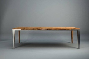 MASA DINING DYLE ESSENCE 001 200x100, DIN METAL SI LEMN MASIV, STIL MODERN B2