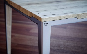 MASA DINING DYLE ESSENCE 001 200x100, DIN METAL SI LEMN MASIV, STIL MODERN B2 - Img 4