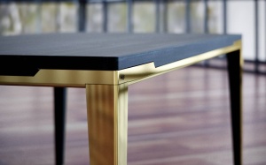 MASA DINING DYLE ESSENCE 001 240x100, DIN METAL SI LEMN MASIV, STIL MODERN B2 - Img 2