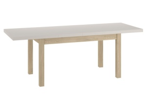 MASA DINING EXTENSIBILA PRESTO, 140/218 CM, STEJAR/CREM, DIN PAL LAMINAT, STIL MODERN