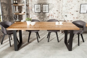 MASA DINING, IRON 200CM, DIN LEMN DE MANGO SI METAL, ARTIM GROUP SELECTION - Img 3