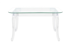 MASA DINING, KING 120CM, TRANSPARENTA, DESIGN DEOSEBIT - Img 2