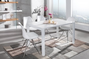 MASA DINING, PLIANTA 135-175-215 CM ALBA DIN MDF LACUIT CASPER STIL MODERN B2 - Img 4