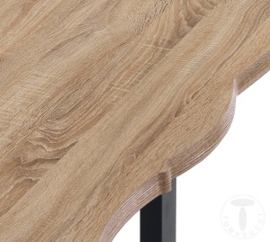 MASA ELEGANTA 160CM, LANDO, COD 4402, STIL MODERN, REALIZATA DIN METAL SI MDF - Img 3