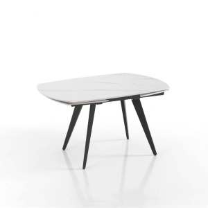 MASA EXTENSIBILA 140/200CM, LUKA, STIL MODERN, BLAT DIN CERAMICA SI METAL, COD 5565