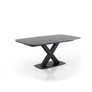 MASA EXTENSIBILA 160/230CM, ALEXA, DIN METAL SI CERAMICA, COD 5083, DESIGN MODERN
