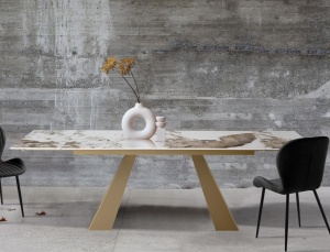 MASA EXTENSIBILA 160/240CM, HUT 1, DIN METAL SI CERAMICA, ARTIM GROUP SELECTION - Img 6