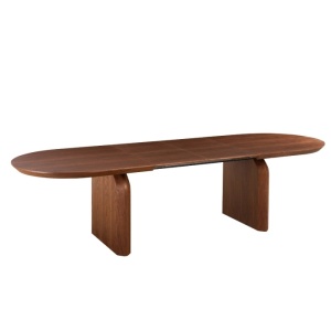 MASA EXTENSIBILA 200-300CM, ARTIM MEBLE, REALIZATA DIN MDF, CULOARE NUC, STIL MODERN - Img 6