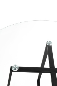 MASA LIVING DIN METAL SI STICLA, CARAT GLASS 100, STIL MODERN B2 - Img 2