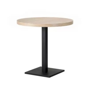 MASA PENTRU CAFENEA, 68 CM, STEJAR SONOMA/NEGRU, DIN PAL LAMINAT SI OTEL, ARTIM GROUP SELECTION
