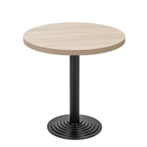 MASA PENTRU CAFENEA, 68 CM, STEJAR SONOMA/NEGRU, DIN PAL LAMINAT SI OTEL, ARTIM GROUP SELECTION - Img 4