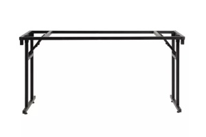 MASA PENTRU CATERING/CONFERINTE 190X100 CM, STEJAR SONOMA/NEGRU, DIN PAL LAMINAT SI OTEL, ARTIM GROUP SELECTION - Img 5