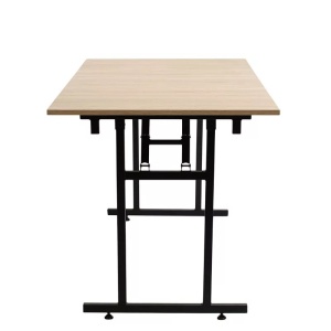 MASA PENTRU CATERING/CONFERINTE 190X90 CM, STEJAR SONOMA/NEGRU, DIN PAL LAMINAT SI OTEL, ARTIM GROUP SELECTION - Img 3