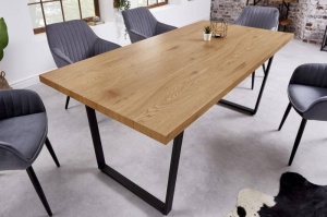 MASA STIL INDUSTRIAL 180CM , LOFT, COD 40873, DIN MDF SI METAL - Img 3
