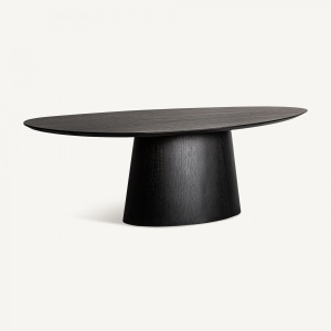 MASA SUFRAGERIE DEOSEBITA, WEGGIS 240CM, LEMN DE STEJAR, NEGRU, ARTIM GROUP SELECTION - Img 2