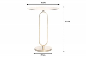 MASUTA DE CAFEA 60CM, ELEGANCE, AURIE, DIN METAL, STIL MODERN, ARTIM GROUP - Img 6