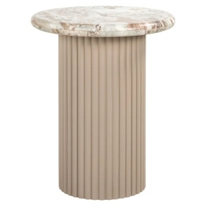 MASUTA DE CAFEA CORONEL, 7818, BEJ, CONFECTIONATA DIN MDF SI MARMURA DE TORONTO, STIL MODERN