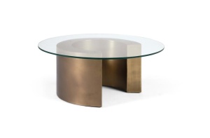MASUTA DE CAFEA ELEGANTA, ARTIM 1869, DIN METAL SI STICLA SECURIZATA, ARTIM GROUP SELECTION
