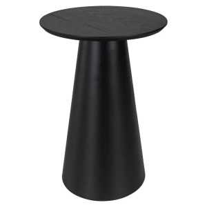MASUTA DE CAFEA JAZZ BLACK 40Ø, 825202, CONFECTIONATA DIN MDF, FIER SI FURNIR, STIL MODERN