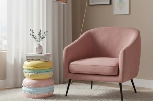 MASUTA DE CAFEA, MACARONS 50CM, REALIZAT DIN FIBRA DE STICLA, CULOARE MULTICOLOR, REALIZAT MANUAL, ARTIM GROUP SELECTION