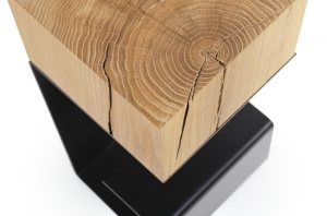 MASUTA DE CAFEA NEAGRA EGON DIN LEMN STIL MODERN B2 - Img 5