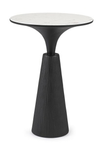 MASUTA DE CAFEA RONDEL 51, CONFECTIONATA DIN OTEL SI MARMURA, STIL MODERN