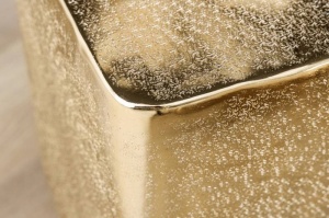 MASUTA DE CAFEA, UNIT 45CM, METAL DE CULOARE AURIE, COD 42733 - Img 3