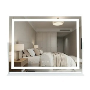 OGLINDA COSMETICA PENTRU MACHIAJ, CU LED, STUDIO 58X45, ALBA