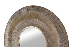 OGLINDA DECORATIVA 100CM, DIN METAL SI OGLINDA, ARTIM GROUP COLLECTION - Img 2