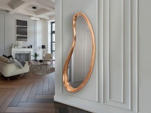 OGLINDA DECORATIVA, 166CM, DIN PU SI OGLINDA, DESIGN MODERN, SCHULLER