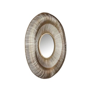 OGLINDA DECORATIVA ROTUNDA ALIZA, 75 CM, AURIE, STIL MODERN, MI-0074 - Img 2