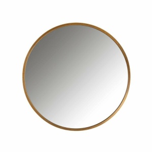OGLINDA DECORATIVA ROTUNDA MAERON, AURIE, 70 CM, STIL MODERN