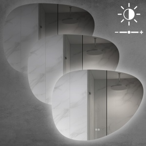 Oglindă LED 84x63cm H142 - Img 3