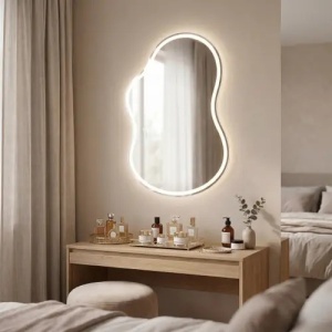 OGLINDA PENTRU BAIE, CU LED, UNO, 80X55CM, CALITATE SUPERIOARA