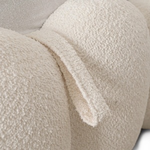 PAT 140X200CM, ARTIM MEBLE, CU SPATIU DE DEPOZITARE, REALIZAT DIN TEXTIL BOUCLE CREM, STIL MODERN - Img 9