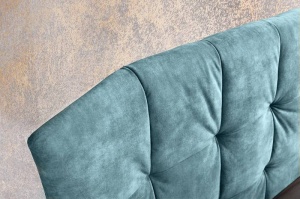 PAT BOUTIQUE 160X200CM, CATIFEA FINA, MICROFIBRA PETROL, COD 41427, MODEL DEOSEBIT - Img 3