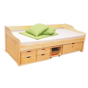 PAT CU SPATIU DE DEPOZITARE 90X200 MAXI STIL MODERN TK - Img 3