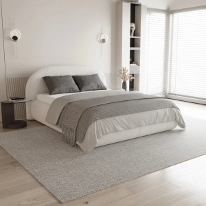 PAT DEOSEBIT CU LADA DE DEPOZITARE, CU SALTEA SI TOPPER, MOET 160CM, REALIZAT DIN METAL,LEMN SI TEXTIL BOUCLE, DIVERSE CULORI, ARTIM GROUP