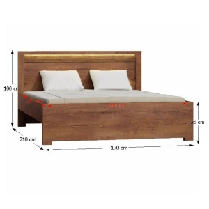 PAT DUBLU 160X200 INFINITY I-19 STIL MODERN TK - Img 2