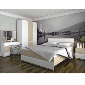 PAT DUBLU 160x200 LEIRA STIL MODERN TK