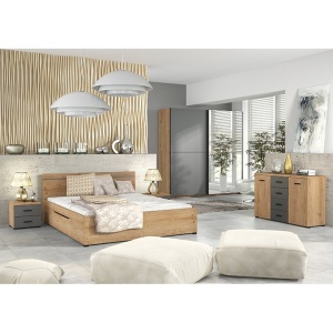 PAT DUBLU 160x200 UTAH STIL MODERN TK