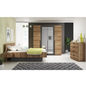 PAT DUBLU CU NOPTIERE 160x200 MANNO STIL MODERN TK