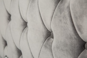PAT DUBLU, EXTRAVAGANCIA 180CM, COD 38968 GRI ARGINTIU, DESIGN MODERN - Img 4