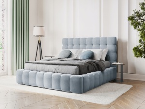 PAT EXCLUSIVIST 180X200CM, CU LADA DEPOZITARE, DIN CATIFEA, DIVERSE NUANTE, ARTIM GROUP SELECTION