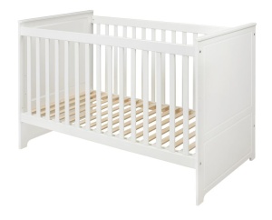 PAT PENTRU CAMERA COPII MARYLOU ALB 70x140 STIL CLASIC BA - Img 3