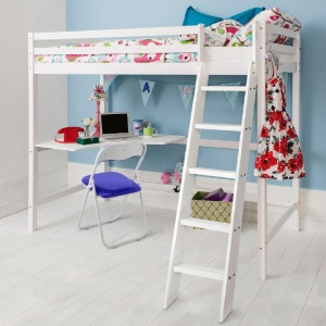 PAT PENTRU COPII DIN LEMN AMARA 90X200 STIL MODERN TK