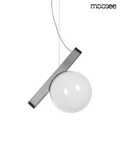 PENDUL BALANCE GRAFIT, REALIZAT DIN STICLA SI METAL, STIL MODERN - Img 4