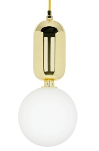 PENDUL BOY M FI25, AURIU, DIN METAL SI STICLA, STIL MODERN, B2